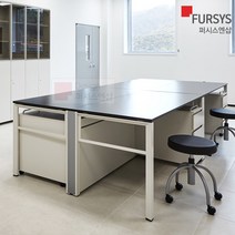 퍼시스 실험대 실험실 랩실책상 1500 테이블 LAR125F, 블랙상판