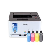 삼성 SL-C513 C513W 무한 컬러레이저 프린터 리필파우더포함, SL-C513 무한프린터