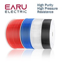 컴프레서 공압 튜브용 PU 파이프 라인 호스 1M 2M 5M 10M 폴리우레탄 부품 4mm 6mm 8mm 10mm 12mm, [01] Transparent 1M, [04] 10mm OD X 6.5mm ID, 1개