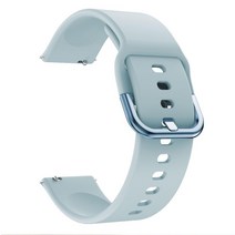 실리콘 원래 20mm 밴드 스트랩 갤럭시 시계 활성 2 3 41mm Smartwatch 팔찌 화웨이 GT 42mm GTS