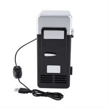 미니냉장쇼케이스 술장고 음료수 가정용 주류 700ml 휴대용 USB 미니 냉장고 홈 룸 사무실 자동차 콜라 커, 01 Black