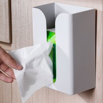 휴지케이스 티슈 화장지 디스펜서 냅킨통 소형, 다기능 티슈 상자 소형, 어디든 부착 가능한 다기능 티슈 상자 소형, 1