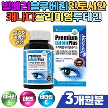 캐나다 프리미엄 복합기능성 눈건강영양제 루테인 블루베리 포도씨추출물 안토시안 정제어유 멸치 엔쵸비 앤초비 마리골드꽃 50대 60대 70대 눈침침 눈건조할때 눈에좋은영양제