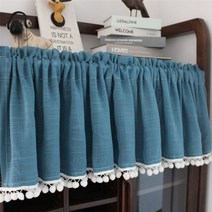가리개 커튼 캐비닛 커튼 수납장 가리개 얇은 명주 그물 짧은 단색 창 패널 짧은 주방 half-curtain tassel 보일 드레이프 옷장