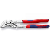 KNIPEX 플라이어 렌치 25cm 안전한 파워 그립 (8605250), Pliers Wrench, 7.25-Inch Comfort Grip Black