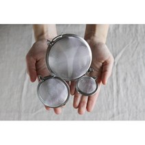 미넥스 빅토리 스텐 다시망 6size 볼 스트레이너 고리 걸이형 차망 멸치 육수망 육수통 다시통 거름망