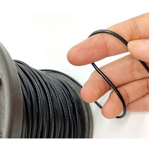 와이어로프 볼트너트블랙 PVC 코팅 와이어 로프 스테인레스 스틸 유연한 케이블 빨랫줄 1mm 1.2mm-6mm 소, 03 1.5mm(7x7)-10meter