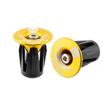 MUQZI-자전거 핸들 바 엔드 플러그 1 쌍 MTB 도로 자전거 사이클링 알루미늄 그립 캡