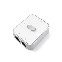 무선 랜카드 Koqit Cat6 네트워크 스위치 어댑터 1000M RJ45 선택기 기가비트 분배기 케이블 확장기 2 인, 01 WHITE