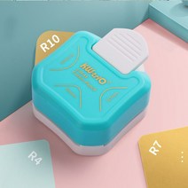 코너 커터기 모서리 펀치 커팅기 코너라운더 3in1, 핑크, 1개