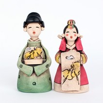 도자기 인형 - 신랑신부
