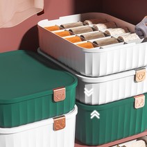 시크릿 속옷 양말 정리함, 오픈형 그린