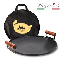 베네치아 인덕션 무쇠 그리들팬 38cm+가방 캠핑 삼겹살 불판, 단일옵션