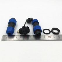 SP13 2 3 4 5 6 7 핀 방수 항공 커넥터 IP68 전원 케이블 플러그 암 소켓 잭 세트, 06 7PIN