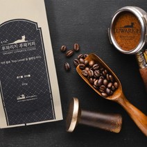 1+1 인도네시아 유기농 루왁커피 분쇄가루 200g, 분쇄200g+머그잔
