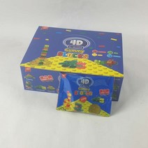 4D 블럭 젤리 블록젤리 25g x 24 [곽], 1개, 600g
