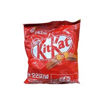 킷캣 오리지널 580.5g / 12.5g*43봉 미니초콜릿 초코바 웨이퍼 청키 간식 과자 네슬레 트레이더스 추천템, 1개