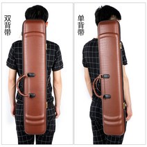 해금 케이스 가방 가죽 얼후 상자 휴대 및 등 인조 숄더/싱글 숄더 스트랩 하드 박스 습도계, [08] 브라운 벨트 습도계 상자: 더블 스트랩 + 뱀