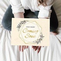 러블리데이 만삭 촬영 소품 그리너리 피켓