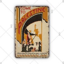 랜드마크 메탈 여행 서리 트 파리 산 풍경 주석 사인 플라크 바 펍 클럽 홈 인테리어, 20x30cm, WL1039