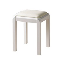 온가구 메시나 화이트 보조의자 화장대의자 미니 간이 스툴 모던 매장 클래식 심플 원목, 월낫, 월낫