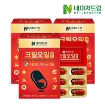 네이처드림 크릴오일 골드 1000mg x 30캡슐(미국산), 30개입, 3박스