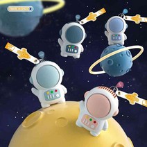 우주인 날개없는 선풍기 열쇠고리 USB 휴대용 미니 선풍기 충전 포켓 팬 음소음, 핑크
