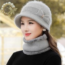 중년 여성 엄마 할머니 모자 4color