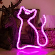 LED 네온 모델링 야간 조명 야광 글자 장식 사인 아트 램프 생일 웨딩 파티 벽, [04] love D 35x13cm
