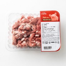 돼지고기 삼겹살미추리 500g(무항생제)냉장 찌개용, 1개, 단품