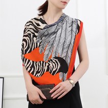 코코린느 명품 패턴 데일리 여성 실크스카프 머플러 (2디자인)
