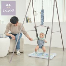 [워터매트증정] 라라비 스윙점퍼 그네변신 점퍼루 아기그네 유아 쏘서, 03.라라비 스윙그네_블루