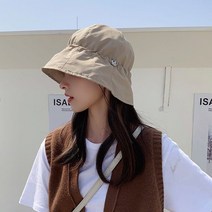 SOW 스트링 벙거지 진베이지 버킷햇