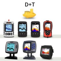 Lucky-오리지널 무선 원격 음파 탐지기 센서 D + T FF518 어군 탐지기 트랜스듀서 D + T ffw-718, D T_2, 2.DT sonar