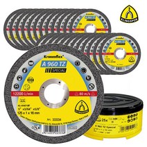 독일 클링스포 프리미엄 절단석 4인치 5인치 A960TZ SPECIAL 25매 케이스증정, 5인치(125x1x16mm) 25매