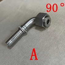 유압 피팅 메트릭 M10-M42 스레드 콘 호스 엔드 오일 파이프 커넥터 홀드 유형 튜브 고압, A bend_13MM to M27x1.5