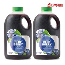 스위트컵 블루베리 농축액 2kg 2개, 단품, 단품