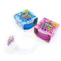 아모스 아이슬라임 300g 하늘 핑크 젤리 액체괴물