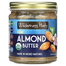 와일드니스 포잇츠 무가공 아몬드 버터 227g(8oz), 8 온스