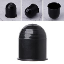 토우바 유니버설 50mm 트레일러 액세서리 블랙 실버 자동차 견인 바 볼 커버 캡 히치, 2