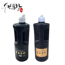 수인필방 서예 오죽묵액 먹물 흑색(250cc 500cc), 500cc