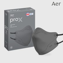 AER PRO-X 아에르 프로 엑스 새부리형 컬러마스크 (10개), 그레이