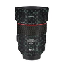 영상촬영 스튜디오 대여85 F1.4 렌즈 프리미엄 데칼 스킨 캐논 EF 85mm IS USM 스크래치 방지 EF85 비닐, 15 Mamba Green