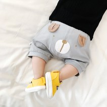 구름위에햇님 여름 아기반바지 곰돌이