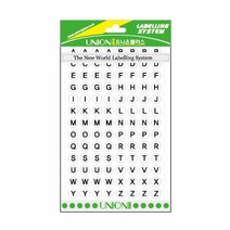 문자스티커(320_백색)C403-갑(15개입)