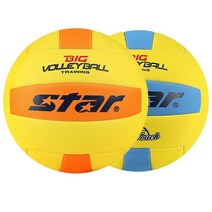 Star 1+1 스타 빅 발리볼 비치 배구공 소프트 비치볼, 블루+블루