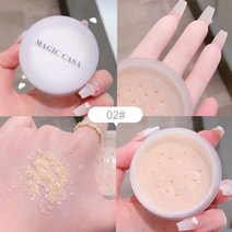 매트 루스 파우더 라이트 통기성 메이크업 세팅 모이스춰 라이징 워터 프루프 컨실러 반투명 팔레트, 02