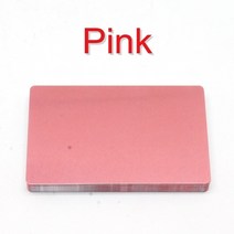 레이저조각기 레이져각인기 절단기 커팅기 50PCS 빈 승화 금속 명판 카드 두꺼운 섬유 레이저 마킹 조각 부, 07 pink 50pcs