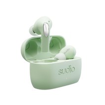 SUDIO 블루투스 이어폰 무선 E2 SD-1210, 민트 그린