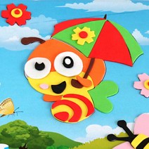 더조은키즈 EVA 조각스티커 그림스티커 스티커놀이 입체스티커